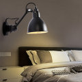  Black Metal Floor lamp Light arm shade adjustable black flexible wall lamp Manufactory